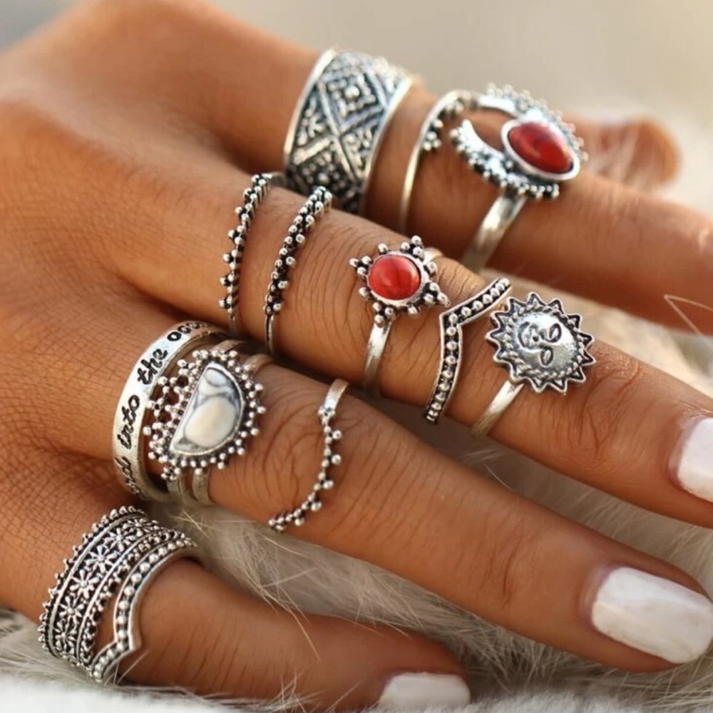 Midi Ring Set - Picture 2 of 3